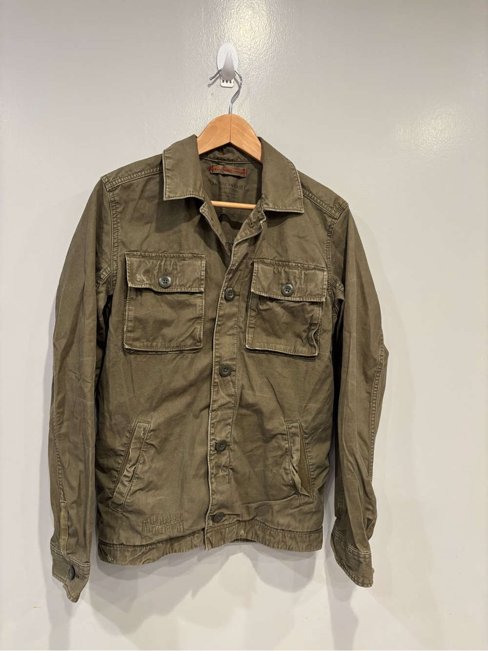 American Eagle Outfitters Olive Military Field Jacket